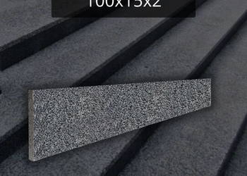 Podstopnica granitowa polerowana Dark Grey G654 New 100x15x2