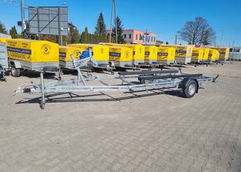 Przyczepa podłodziowa do łodzi 7,5m DMC 800-1800 kg nowa od ręki KAMCZEPKA