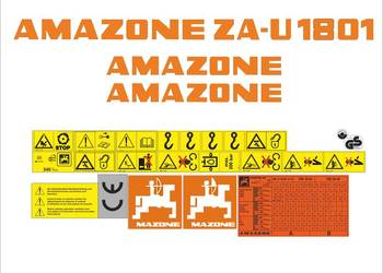 Naklejki Amazone ZA - u 1801 mocny klej, odporne, laminat UV