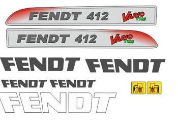 Naklejki Fendt 412 vario i inne modele super mocne zamienniki