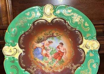 Patera sygnowana. PP. Bavaria. Germany. Scenka antyczna