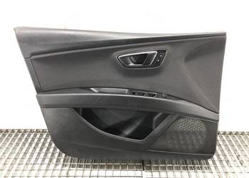 BOCZEK DRZWI LEWY PRZÓD SEAT LEON III Hatchback TAPICERKA