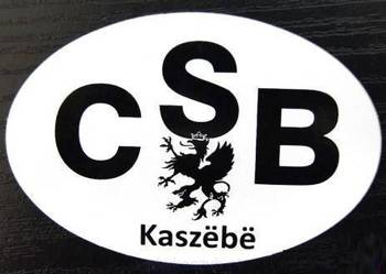 Naklejka - Kaszëbë CSB