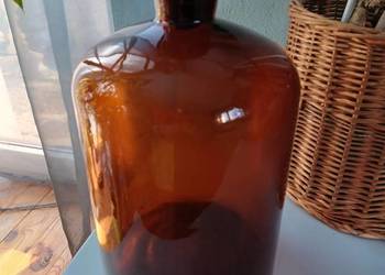 Stara butla aptekarska , wielka 32 cm Stara butla aptekarska , wielka 32 cm