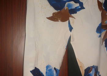 włoska spodnie i bluzka letnia kwiaty wiskoza Nowa rozm 40/42/44