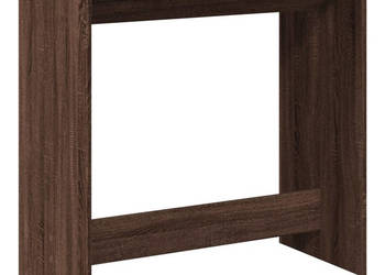 Stolik barowy przydymiony dąb 102x50x1035 cm WM-854433