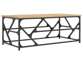 Stolik kawowy dąb sonoma 100x50x40 cm materiał drewnopochodny WM-834126