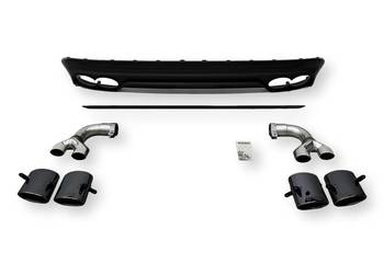 HEICO Volvo XC60 dyfuzor tylny + końcówki wydechu T4 T5 D4 D5 B4 B5 diesel