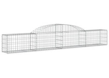 Kosze gabionowe 6 szt. 300x30x40/60 cm galwanizowane żelazo WM-3146471