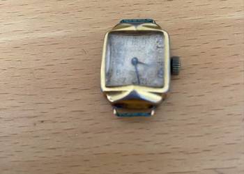 Zaria zegarek mechaniczny pozłacany