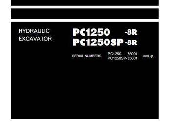 Komatsu PC1250-8 PC1250SP-8 instrukcja napraw PL