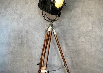 Lampa teatralna podłogowa Vintage loft prl