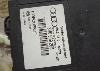 Audi a4 b6 cabrio sterowniki moduł ponoszenia dachu