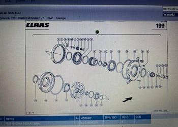 Claas Lexion przekładnia redukcyjna kompletna