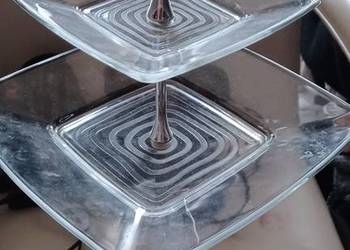 patera dwupoziomowa szklana Jaslo Meander 49 zł