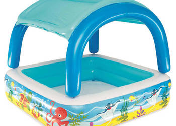 Bestway Basen z baldachimem niebieski 140 x 140 x 114 cm 52192 WM-91619