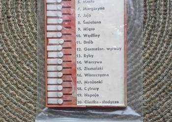 Lista  zakupów  ,,VINTAGE  Z PRL