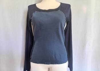 Bluzka damska Longsleeve niebieski r. M Turnover NOWE