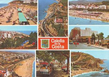 K. Poczt. Hiszpania Calella de Mar  - widoki  1993