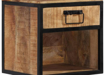 Szafka nocna 40x35x40 cm lite drewno mango WM-358913