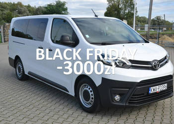 Toyota ProAce FAKTURA VAT* 120 ps* 2x klimatyzacja* nawiewy tył* 9-osobowy…