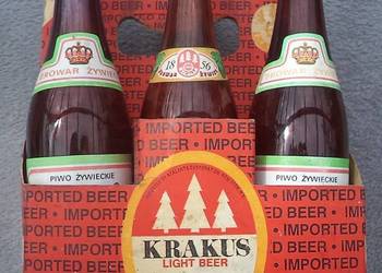 Piwo Żywiec Krokus - transporter sześciopak butelka