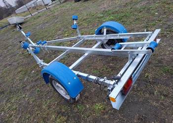 Przyczepa podłodziowa nowa dmc 750 kg NOWA FAKTURA TRANSPORT PL