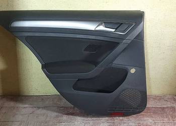 Boczek tapicerka drzwi VW Golf VII Lewy tył + głośnik