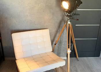Lampa PRL lata 70 teatralna do salonu gabinetu