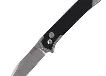 Nóż automatyczny Herbertz Selektion Black G10/Steel, Stonewashed 440A (530…