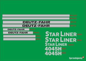naklejki deutz fahr 4045h