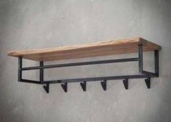 WIESZAK LOFT na ubrania wiszący do przedpokoju 70