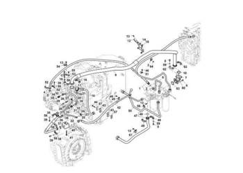 John Deere 9470RX - Przewód olejowy RE580926 (Układ hydrauliczny)