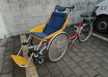 Rower z wózkiem inwalidzkim riksza okazja sprawdź