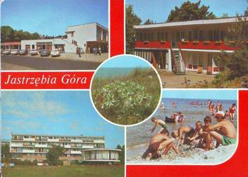 Kart. Pocz. Jastrzębia Góra-widoki 1988