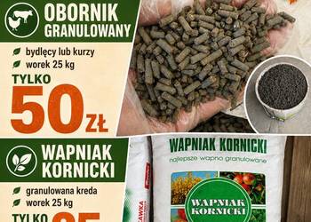 obornik granulowany kurzy lub bydlęcy