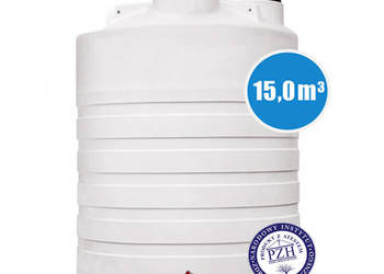 ZBIORNIK NAZIEMNY NA WODĘ PITNĄ 15000L z ATESTEM