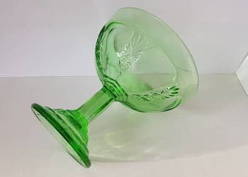 Owocarka nr kat 1172, Ząbkowice, stare kolorowe szkło