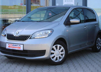 Skoda Citigo, 2017r. Salon Polska, Niski przebieg, LED-dzienny, Klimatyzac…