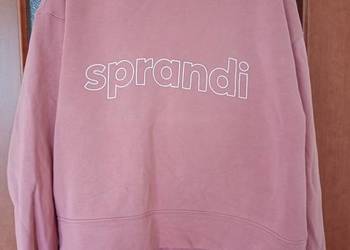 bluza L różowa z kapturem sprandi uzywana