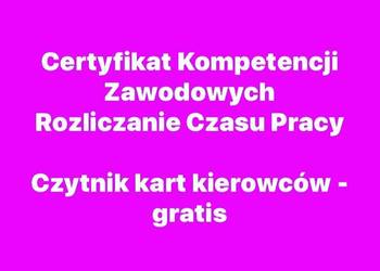 Certyfikat Kompetencji Zawodowych + Rozliczanie Czasu Pracy