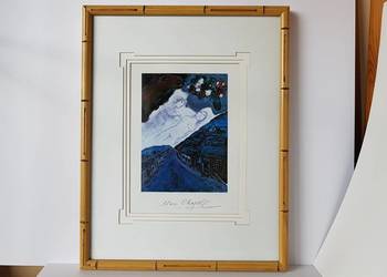 Oprawiona grafika „Le Songe” syg, Marc Chagall 1887-1985