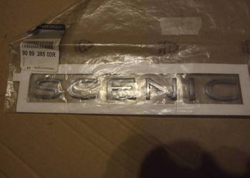 Napis emblemat logo monogram znaczek Renault Scenic 908926500R