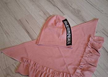 Czapka Wiosenna dla Dziewczynki + chusta