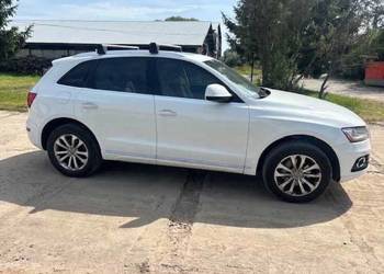 Audi Q5 2017 r .2.0 TFSI, piekny, biała skóra,klima,4x4 ,suv ,110tys km,pan