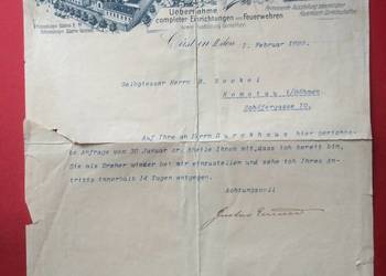 ( 1309 ) Pismo Niemieckie Kostrzyń