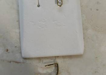 Złote Nowe kolczyki dla dzieci zap.ang.wys.10mm.pr.333