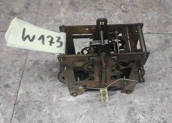 M173 Mechanizm starego zegara ściennego Gustav Becker GB P42 uszkodzony