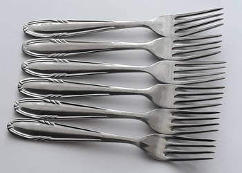 Czterozębne widelczyki, KŁOS, Gerlach, sztućce PRL