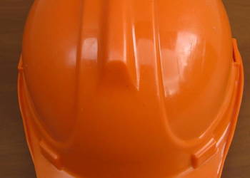 Kask ochronny pomarańczowy